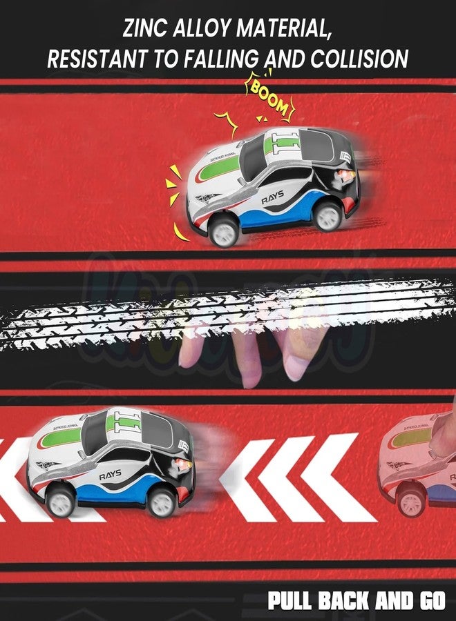 Kidology 48-Piece Pull Back Car Set, Racing & Toy Vehicles for Kids 3+, Bulk Mini Cars, Learning & Educational Stuffers Mini Cars Toy Trucks, Birthday Gift for Boys & Girls. - Image 3